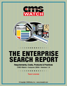 CMS Watch Enterprise Search Report